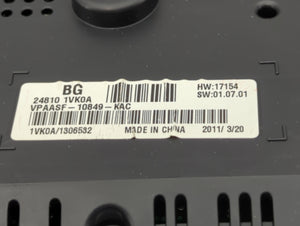 2011-2012 Nissan Rogue Instrument Cluster Speedometer Gauges P/N:24810 1VX0A 24810-1VX5A Fits 2011 2012 OEM Used Auto Parts