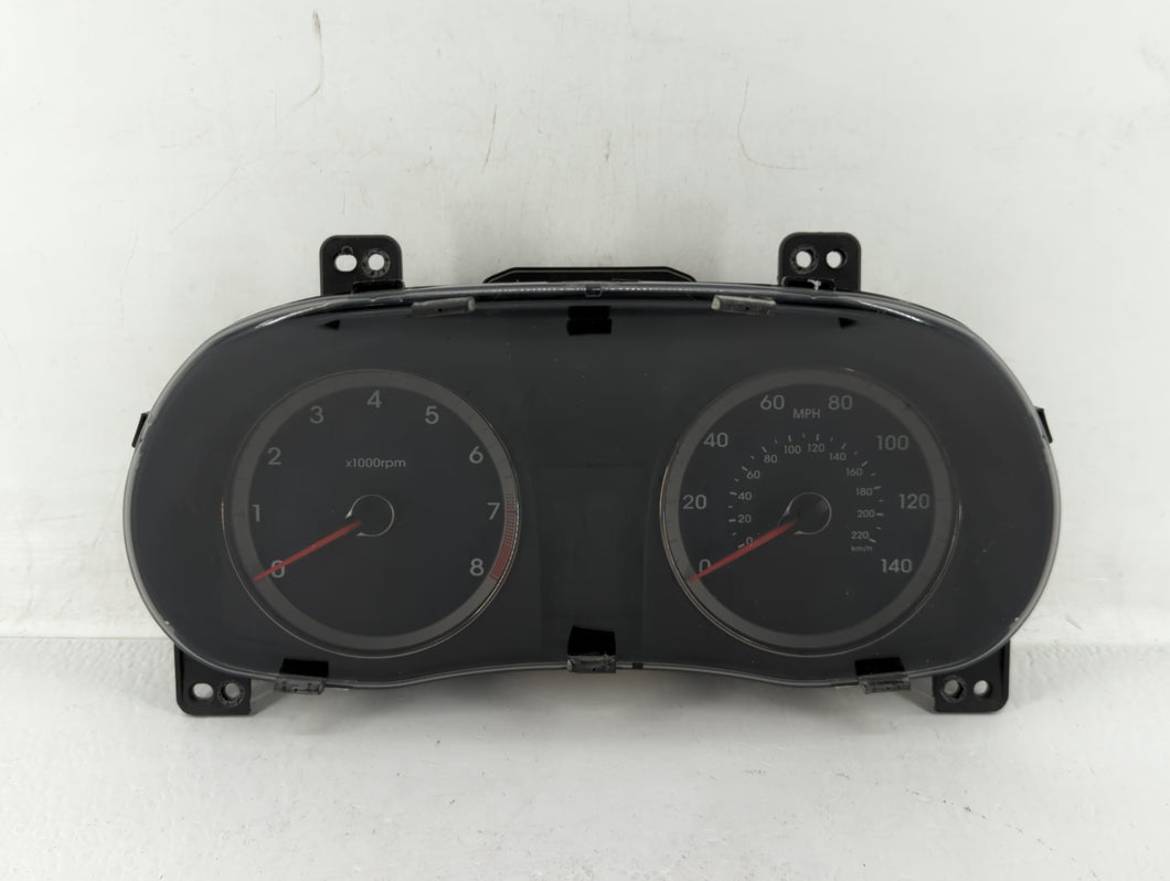 2012-2014 Hyundai Accent Instrument Cluster Speedometer Gauges P/N:94001-1R510 Fits 2012 2013 2014 OEM Used Auto Parts