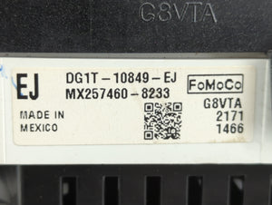 2013 Ford Taurus Instrument Cluster Speedometer Gauges P/N:DG1T-10849-EJ DG1T-10849-EL Fits OEM Used Auto Parts