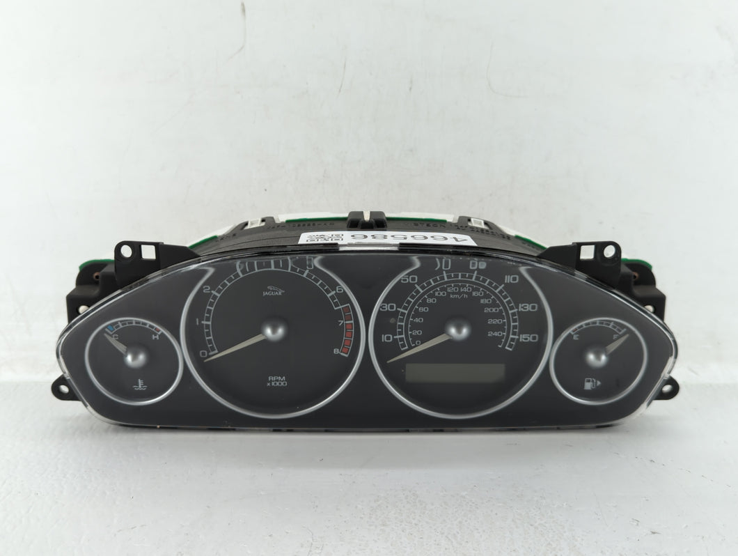 2005-2007 Jaguar X-Type Instrument Cluster Speedometer Gauges P/N:4X4F-10849-EG Fits 2005 2006 2007 OEM Used Auto Parts