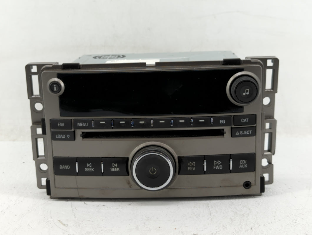 2009 Chevrolet Malibu Radio AM FM Cd Player Receiver Replacement P/N:M4G493320a 25848865 Fits OEM Used Auto Parts