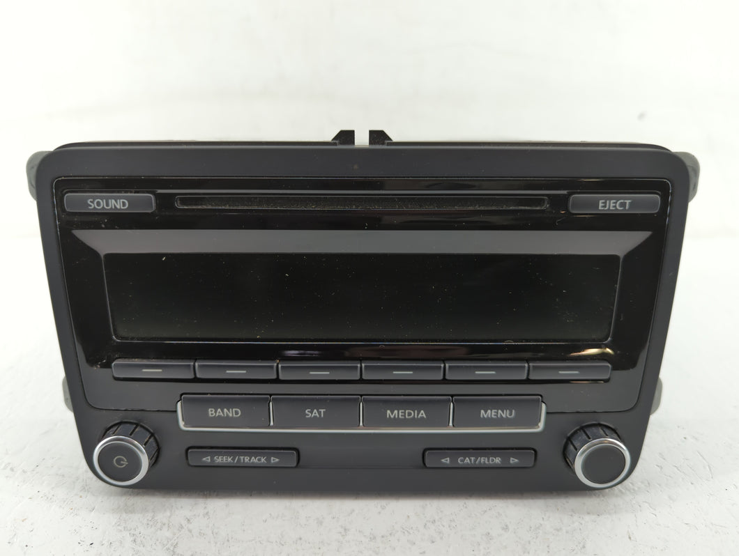 2012-2015 Volkswagen Passat Radio AM FM Cd Player Receiver Replacement P/N:1K0 035 164 F Fits 2011 2012 2013 2014 2015 2016 OEM Used Auto Parts