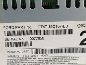 2013-2014 Ford Edge Radio AM FM Cd Player Receiver Replacement P/N:ET4T-19C107-NA DT4T-19C107-BB Fits 2013 2014 OEM Used Auto Parts