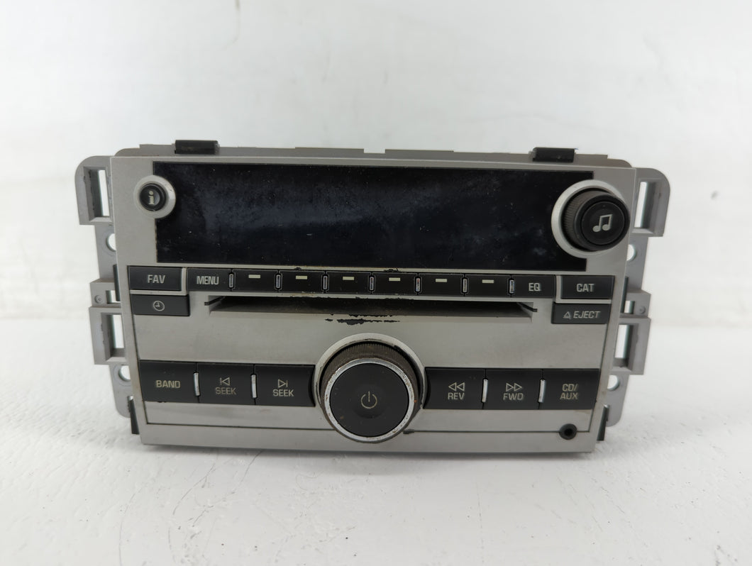 2008 Chevrolet Equinox Radio AM FM Cd Player Receiver Replacement P/N:25956994 25956995 Fits OEM Used Auto Parts