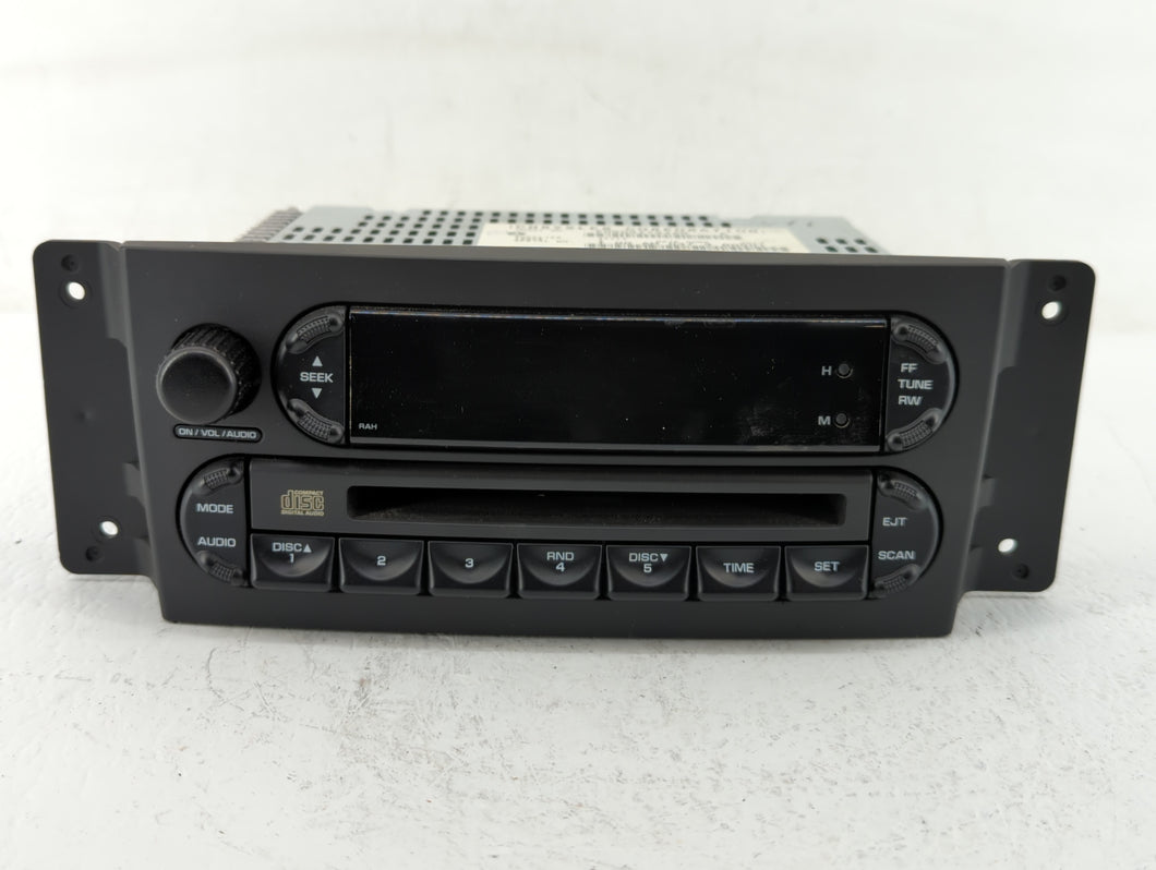 2004-2008 Chrysler Pacifica Radio AM FM Cd Player Receiver Replacement P/N:P05094031AF P05094564AB Fits 2004 2005 2006 2007 2008 OEM Used Auto Parts