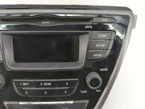 2013 Hyundai Elantra Radio AM FM Cd Player Receiver Replacement P/N:96170-3X155RA5 961703X155 Fits OEM Used Auto Parts