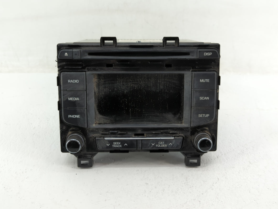 2015-2017 Hyundai Sonata Radio AM FM Cd Player Receiver Replacement P/N:96180-C20504X 96180-C2000 Fits 2015 2016 2017 OEM Used Auto Parts