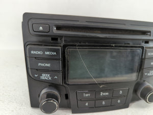 2012-2014 Hyundai Sonata Radio AM FM Cd Player Receiver Replacement P/N:96180-3Q700 Fits 2012 2013 2014 OEM Used Auto Parts