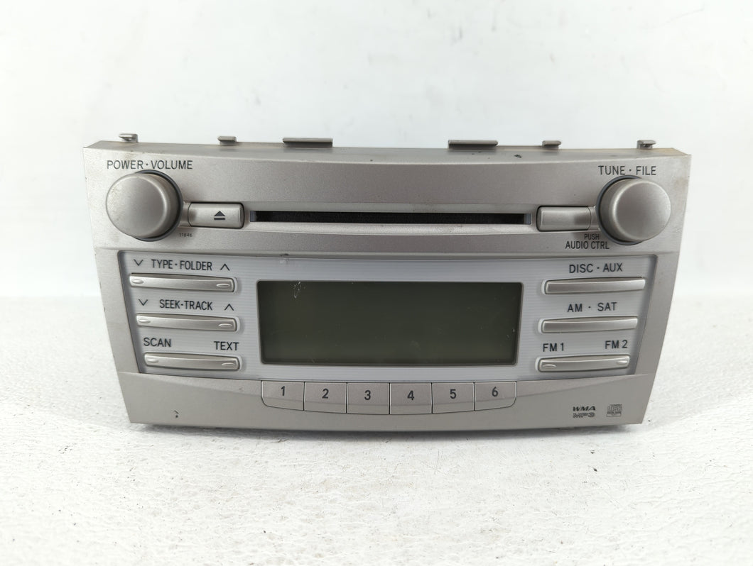 2010-2011 Toyota Camry Radio AM FM Cd Player Receiver Replacement P/N:86120-06480 Fits 2010 2011 OEM Used Auto Parts