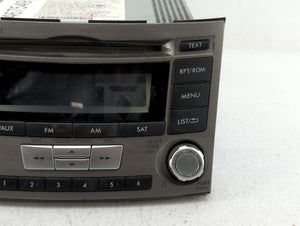 2012-2014 Subaru Legacy Radio AM FM Cd Player Receiver Replacement P/N:86201AJ61A 86271AJ60B Fits 2012 2013 2014 OEM Used Auto Parts