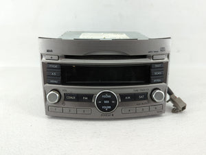 2010-2012 Subaru Legacy Radio AM FM Cd Player Receiver Replacement P/N:86201AJ65A 86201AJ64A Fits 2010 2011 2012 OEM Used Auto Parts