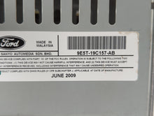 2010 Ford Fusion Radio AM FM Cd Player Receiver Replacement P/N:9E5T-19C157-AB 9E5T-19C157-AC Fits OEM Used Auto Parts