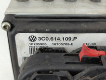 2009-2010 Volkswagen Passat ABS Pump Control Module Replacement P/N:3C0.614.109.T 3C0614109T Fits 2009 2010 OEM Used Auto Parts