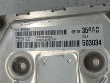 2015 Fiat 500 PCM Engine Computer ECU ECM PCU OEM P/N:P05192356AH P05192356AG Fits OEM Used Auto Parts