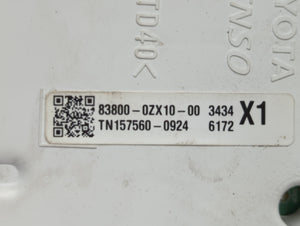2014-2016 Toyota Corolla Instrument Cluster Speedometer Gauges P/N:83800-0ZX51 83800-0ZX10 Fits 2014 2015 2016 OEM Used Auto Parts