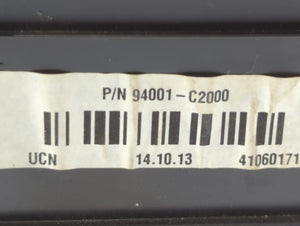 2015 Hyundai Sonata Instrument Cluster Speedometer Gauges P/N:94011-C2000 94001-C2000 Fits OEM Used Auto Parts