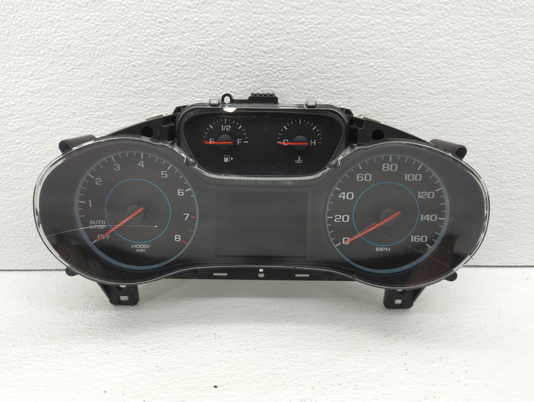 2017-2018 Chevrolet Cruze Instrument Cluster Speedometer Gauges P/N:39084636 Fits 2017 2018 OEM Used Auto Parts