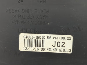 2012-2014 Hyundai Accent Instrument Cluster Speedometer Gauges P/N:94001-1R015 94001-1R000 Fits 2012 2013 2014 OEM Used Auto Parts