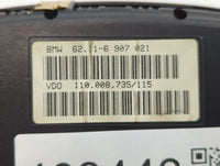 2006-2008 Bmw 750i Instrument Cluster Speedometer Gauges P/N:62.11-6 907 021 62.11-6 972 091 Fits OEM Used Auto Parts - Oemusedautoparts1.com