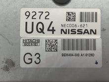 2013-2015 Nissan Sentra PCM Engine Computer ECU ECM PCU OEM P/N:NEC013-031 BEM400-300 A1 Fits 2013 2014 2015 OEM Used Auto Parts