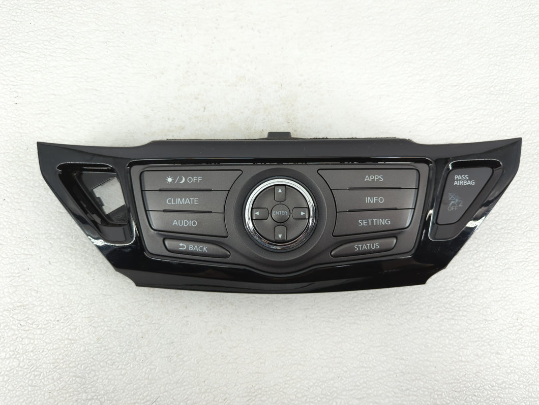 2013-2016 Nissan Pathfinder Climate Control Module Temperature AC/Heater Replacement P/N:9PJ0A 210260 9PJ2B 210223 Fits OEM Used Auto Parts