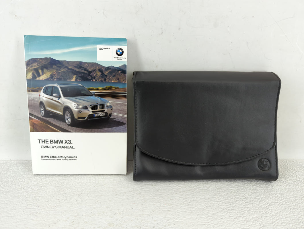 2012 Bmw X3 Owners Manual Book Guide OEM Used Auto Parts