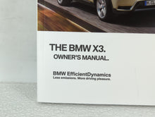 2012 Bmw X3 Owners Manual Book Guide OEM Used Auto Parts