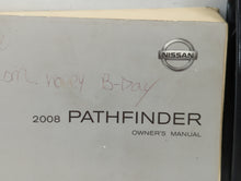 2008 Nissan Pathfinder Owners Manual Book Guide OEM Used Auto Parts