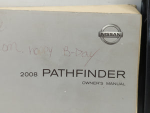 2008 Nissan Pathfinder Owners Manual Book Guide OEM Used Auto Parts