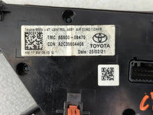 2018-2022 Toyota Camry Climate Control Module Temperature AC/Heater Replacement P/N:55900-06470 Fits 2018 2019 2020 2021 2022 OEM Used Auto Parts