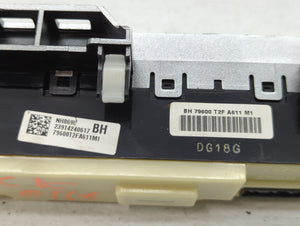 2013-2015 Honda Accord Climate Control Module Temperature AC/Heater Replacement P/N:79600T2FA611M1 Fits 2013 2014 2015 OEM Used Auto Parts