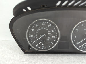 2008-2010 Bmw 528i Instrument Cluster Speedometer Gauges P/N:9 168 862 9 153 753 Fits 2008 2009 2010 OEM Used Auto Parts