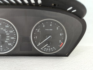 2008-2010 Bmw 528i Instrument Cluster Speedometer Gauges P/N:9 168 862 9 153 753 Fits 2008 2009 2010 OEM Used Auto Parts