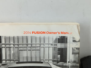 2014 Ford Fusion Owners Manual Book Guide OEM Used Auto Parts