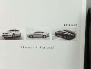 2014 Lincoln Mkz Owners Manual Book Guide OEM Used Auto Parts