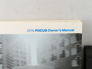 2016 Ford Focus Owners Manual Book Guide OEM Used Auto Parts