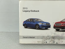 2015 Subaru Legacy Owners Manual Book Guide OEM Used Auto Parts