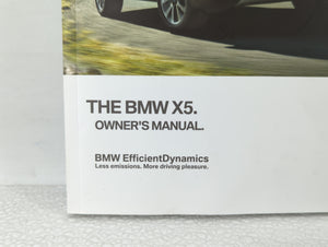 2014 Bmw X5 Owners Manual Book Guide OEM Used Auto Parts