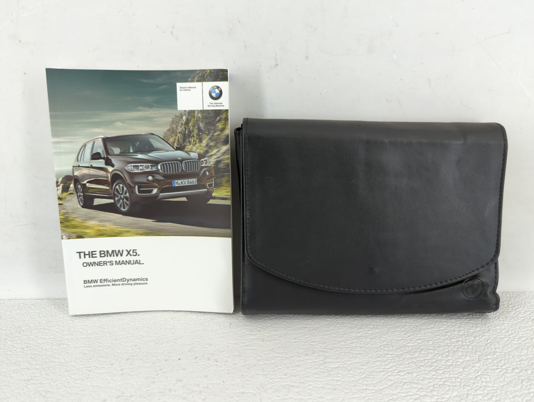 2014 Bmw X5 Owners Manual Book Guide OEM Used Auto Parts