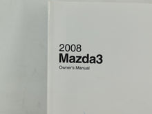 2008 Mazda 3 Owners Manual Book Guide OEM Used Auto Parts