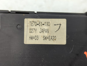 2010-2015 Mazda Cx-9 Climate Control Module Temperature AC/Heater Replacement P/N:TE70-61-190 Fits 2010 2011 2012 2013 2014 2015 OEM Used Auto Parts