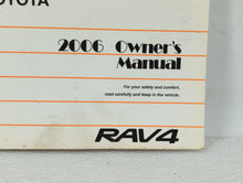 2006 Toyota Rav4 Owners Manual Book Guide OEM Used Auto Parts