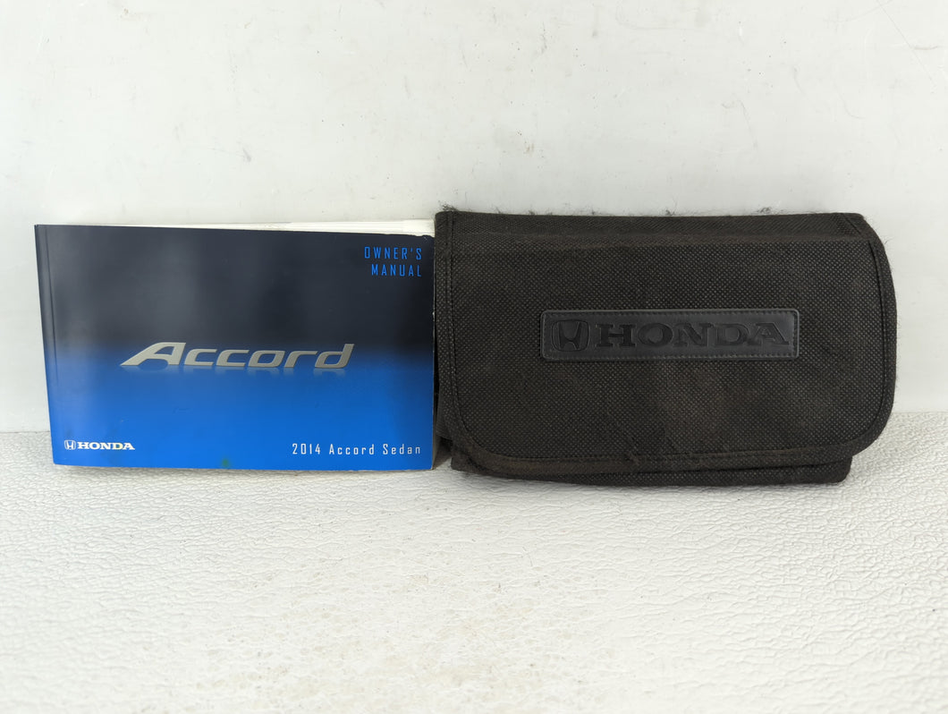 2014 Honda Accord Owners Manual Book Guide OEM Used Auto Parts