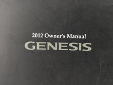 2012 Hyundai Genesis Owners Manual Book Guide OEM Used Auto Parts