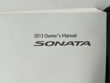 2013 Hyundai Sonata Owners Manual Book Guide OEM Used Auto Parts