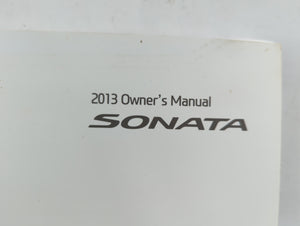 2013 Hyundai Sonata Owners Manual Book Guide OEM Used Auto Parts