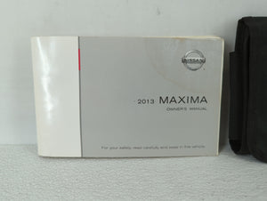 2013 Nissan Maxima Owners Manual Book Guide OEM Used Auto Parts