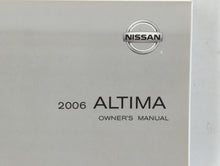 2006 Nissan Altima Owners Manual Book Guide OEM Used Auto Parts