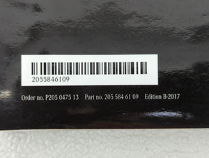 2017 Mercedes-Benz C250 Owners Manual Book Guide OEM Used Auto Parts