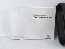 2016 Hyundai Sonata Owners Manual Book Guide OEM Used Auto Parts